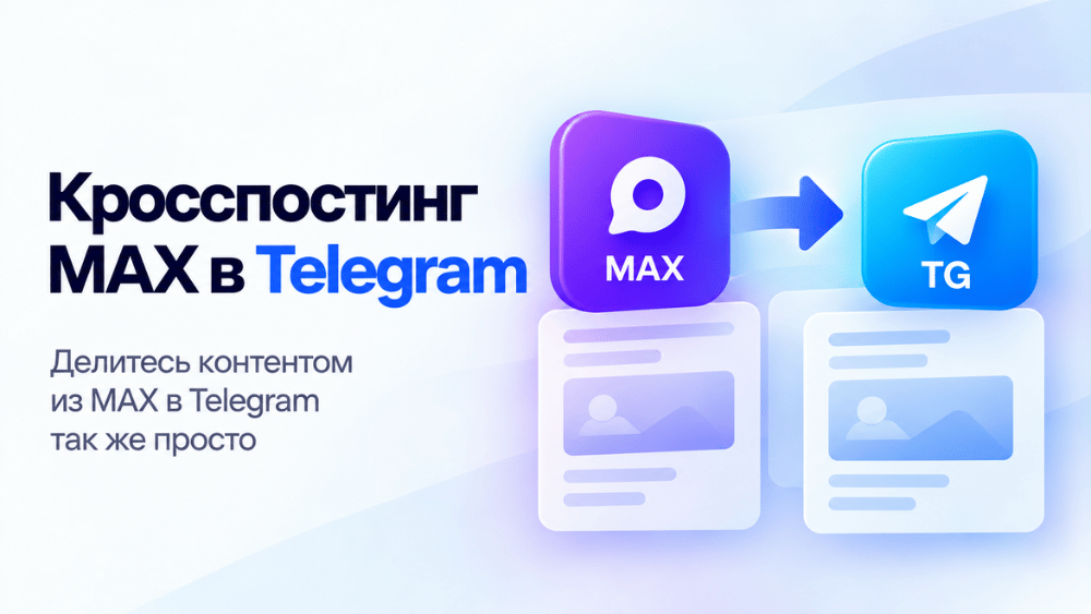 Публикация из MAX автоматически передаётся в Telegram через PostPanel